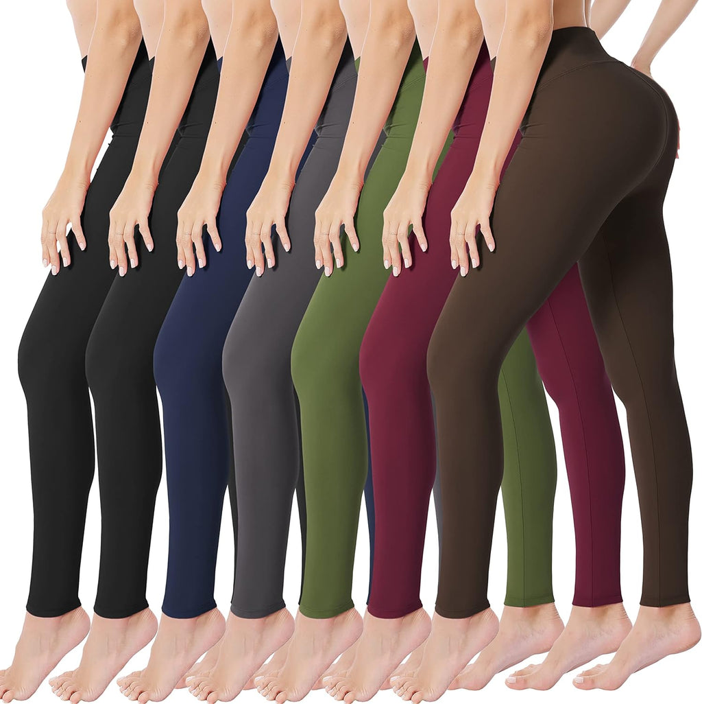 Creamlush High Waisted Leggings for Women Full Length & Capri