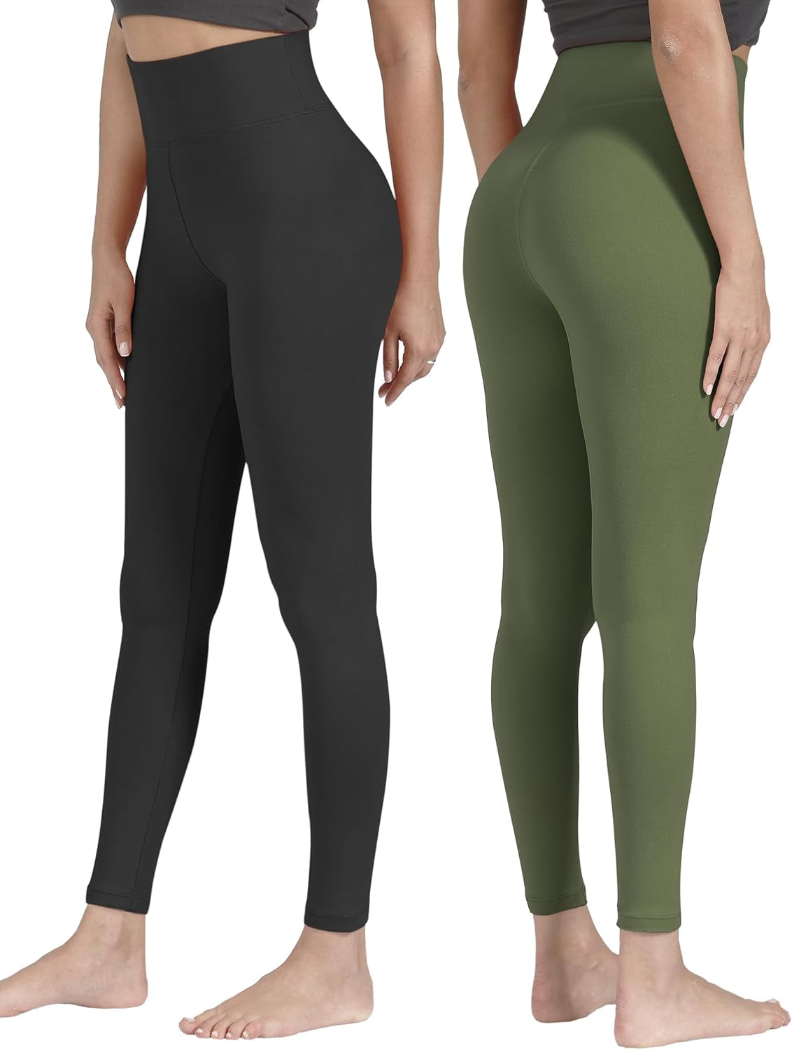 Creamlush High Waisted Leggings for Women Full Length & Capri